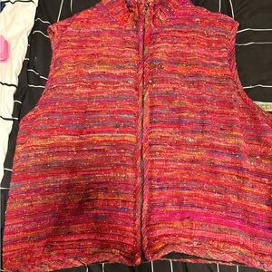 Vibrant Multicolor Sleeveless Vest